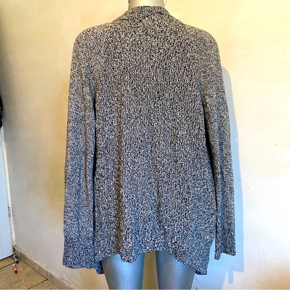Lou & Grey Lagenlook Knit Cardigan Sweater Merino Wool Casual Cozy Open Front - Picture 3 of 5